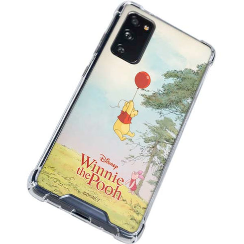 Disney Winnie the Pooh Red Ballon Galaxy S20 FE Clear Case